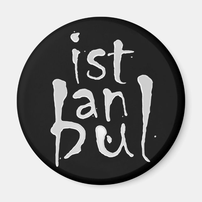 Stylish Istanbul Magnet (Front)