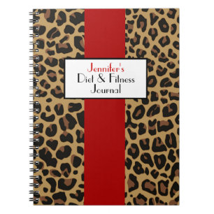 Stylish Jaguar Fur Pattern Custom Journal