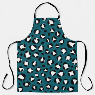 Stylish Jaguar Skin Seamless Animal Art Apron