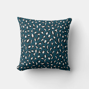 Stylish jaguar skin seamless pattern, animal art. cushion
