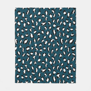 Stylish jaguar skin seamless pattern, animal art.  fleece blanket