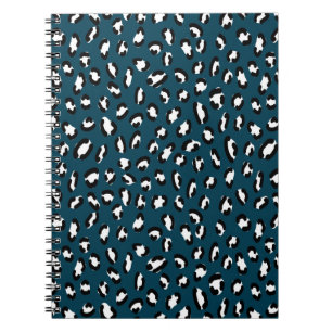 Stylish jaguar skin seamless pattern, animal art. notebook