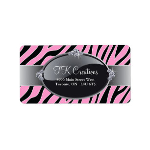 Stylish Jewellery Designer Address Labels