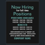 Stylish Job Vacancy Recruitment Advertising Flyer<br><div class="desc">Stylish Job Vacancy Recruitment Advertising Flyers By The Business Card Store.</div>