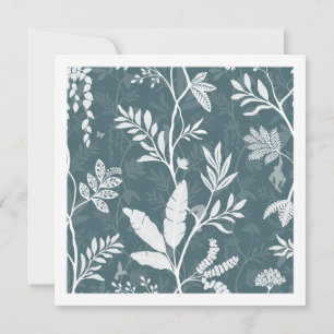 Stylish Jungle Silhouette Art Card