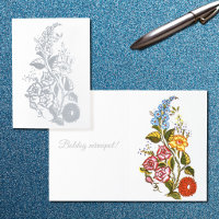 Stylish Kalocsai - luxury silver on white