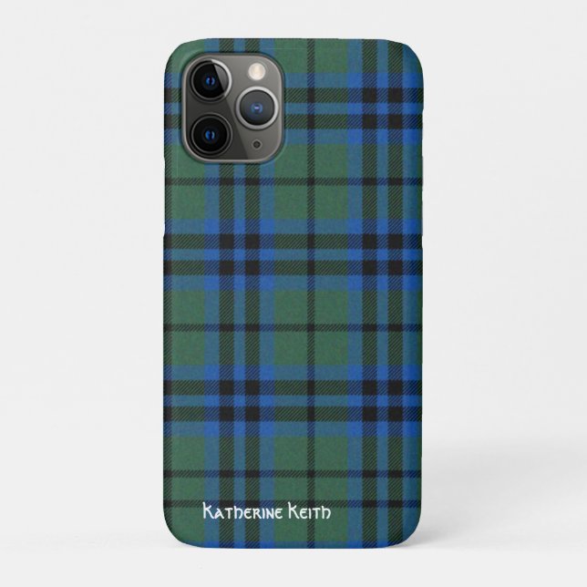 Stylish Keith Tartan Plaid iPhone 5 Case (Back)