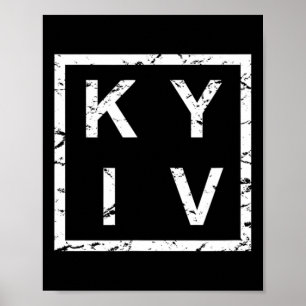 Stylish Kiev Kyiv Poster