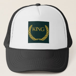 Stylish KING Printed Personalised Crown Logo Fit Trucker Hat