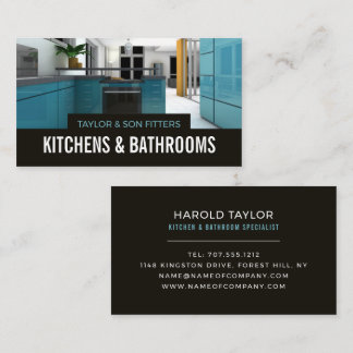 Stylish Kitchen Design, Kitchen & Bathroom Fitter Business Card