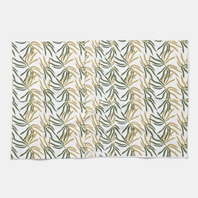 Stylish Kitchen Towel Designs decor' on Zazzle (Horizontal)
