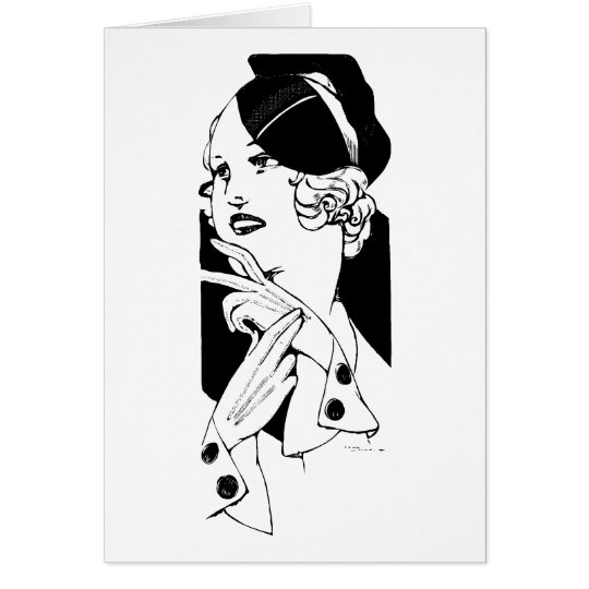 Stylish Lady Card