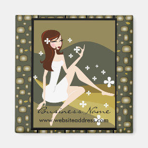 Stylish Lady Customisable Magnet