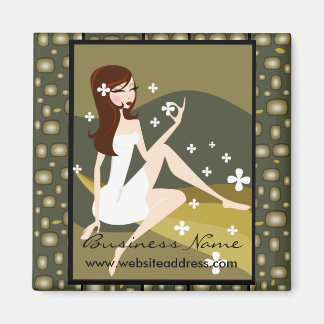 Stylish Lady Customisable Magnet