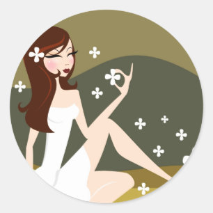 Stylish Lady - Stickers