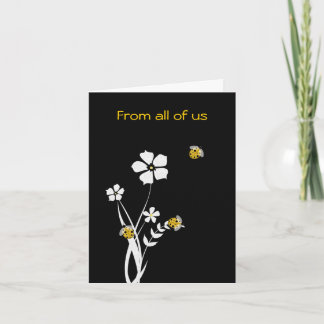 Stylish Ladybug Mother's Day Card