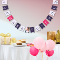 Stylish Lavender Pink Modern Photo Grad Party