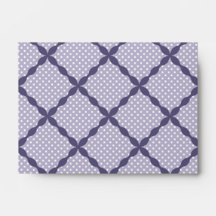 Stylish Lavender Purple Pattern Design Envelopes