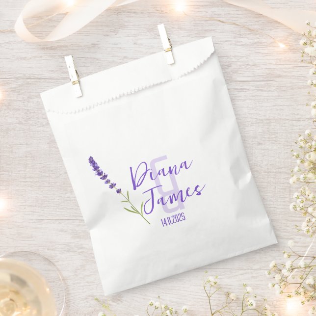 stylish lavender wedding   favour bags (Clipped)
