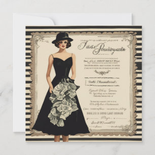 Stylish LBD Greetings: A Card for Any Event