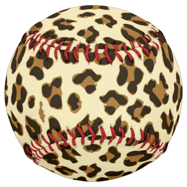 Stylish Leopard Pattern Softball (Front)