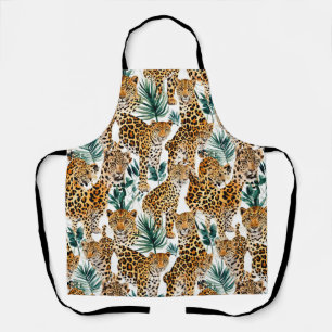Stylish Leopard Print Apron – Chic & Trendy Design