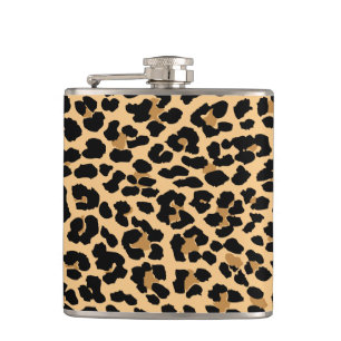 Stylish Leopard Print Pattern Flask
