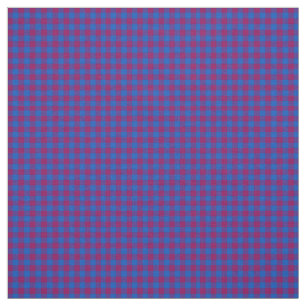 Stylish Light Blue, Dark Blue, Plum Check Fabric