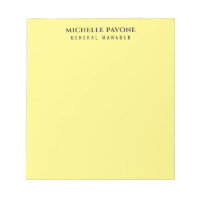 Stylish Light Yellow Simple Plain Professional