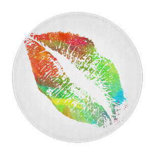 Stylish Lips #2 Cutting Board