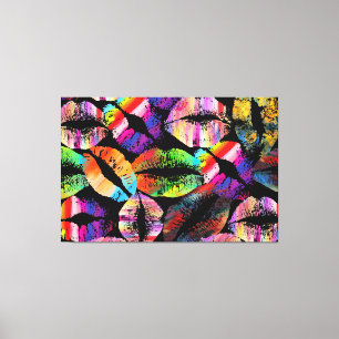 Stylish Lips #4 Canvas Print