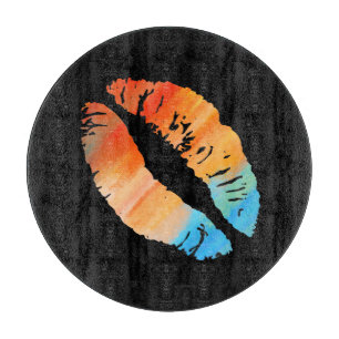 Stylish Lips #8 Cutting Board