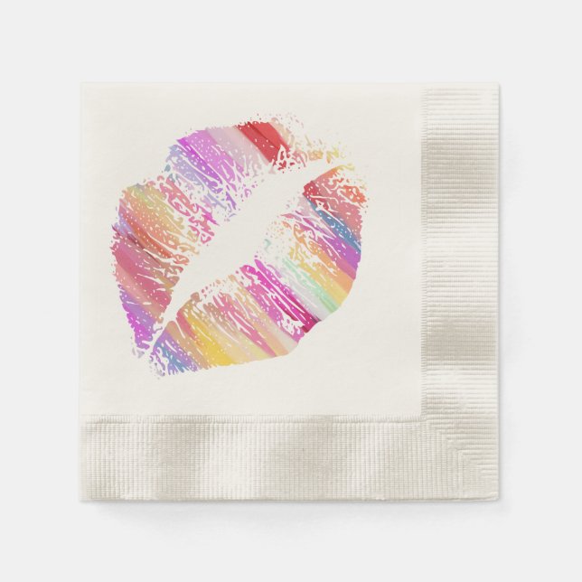 Stylish Lips #8 Napkin (Front)