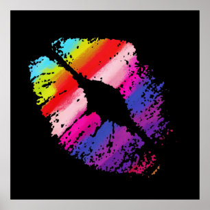 Stylish Lips Poster