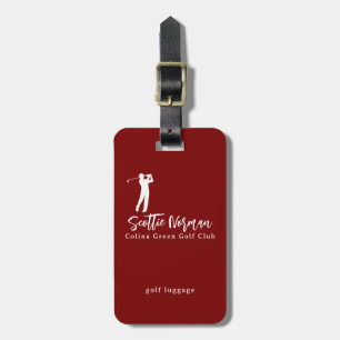 Stylish Looking Luggage Tag for Golfers