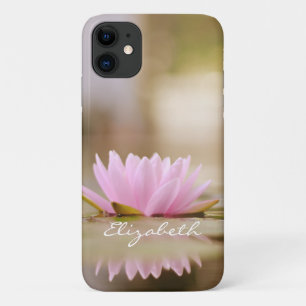 Stylish Lotus Flower Landscape, Zen iPhone 11 Case