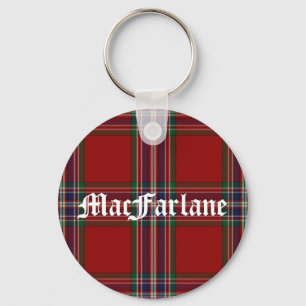 Stylish MacFarlane Tartan Plaid Key Ring