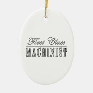 Stylish Machinists : First Class Machinist Ceramic Tree Decoration