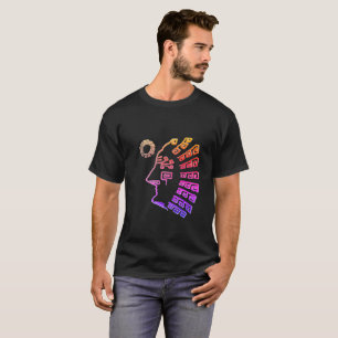 Stylish Machu Picchu Drawing T-Shirt