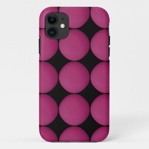 Stylish Magenta Pattern  iPhone 11 Case