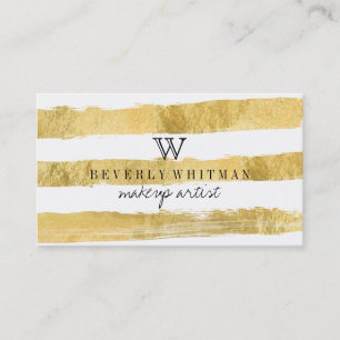 Stylish Makeup Artist Business Cards