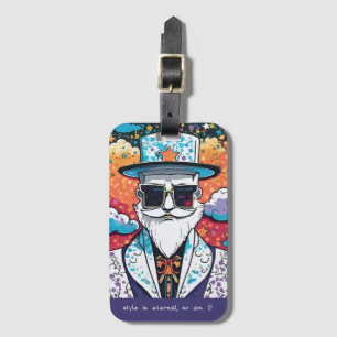 Stylish Man Luggage Tag