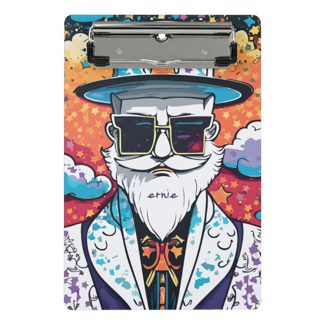 Stylish Man Mini Clipboard (Front)