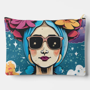 Stylish Man Postcard Accessory Pouch