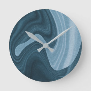 Stylish Marble Pattern Round Clock