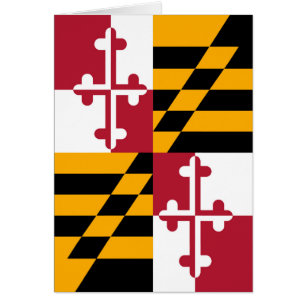 Stylish Maryland State Flag Decor