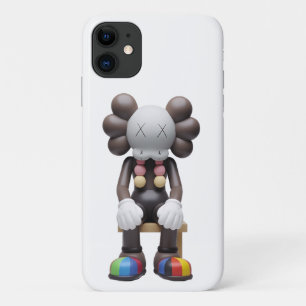 Stylish Mate iPhone Case with Kaws at Rest Print