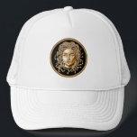 Stylish Medusa Head Trucker Hat<br><div class="desc">Sporty Medusa Head</div>