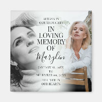 Stylish Memorial Before & After Photo Keepsake