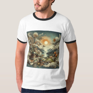 "Stylish Men's Printed T-Shirt – Bold Design, Comf